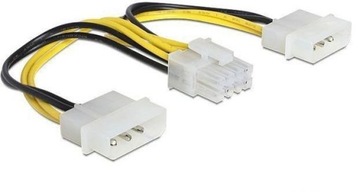 Адаптер живлення 2X MOLEX - > EPS 8pin