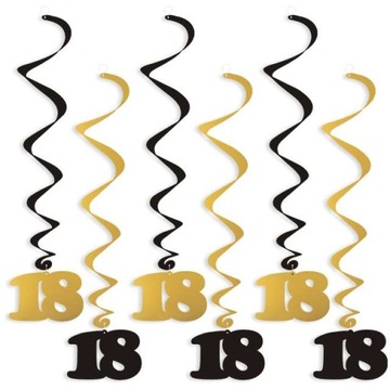 украшение бурильщика на 18-й день рождения золотой черный x6