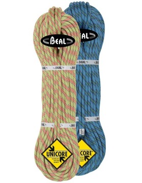 Beal динамічна мотузка Cobra Unicore 8,6 мм Anis-синій 2 x 60 м суха кришка