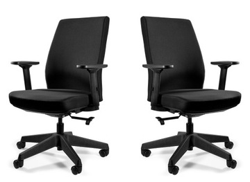 Вращающееся кресло для работы, черное офисное кресло, эргономичная ткань, низкая