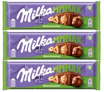 3x Milka набор шоколад MMMAX большой Whole Hazelnuts 300 г арахиса