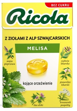 Рікола трав'яні цукерки з мелісою 27,5 г