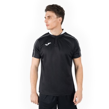 Чоловіча футболка для регбі Joma Scrum Black M