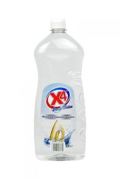 X4 демінералізована дистильована вода 1.2 l для праски, акумулятора