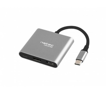 Адаптер Natec Fowler Mini USB-C к USB 3,0 / HDMI / USB-C