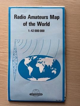 Radio Amateurs Map of the World