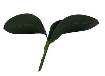 Растение цветок искусственный для террариума орхидея лист