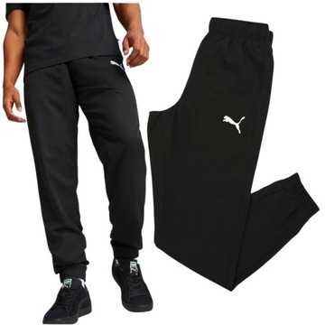 Чоловічі штани Puma Acitve Woven Training Sport Black R. L