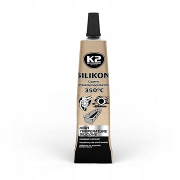 K2 высокотемпературный силикон черный 350°C 21 г