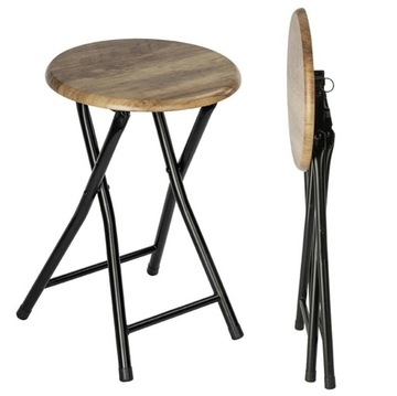 Складной стул деревянный прочный сиденье WENKO