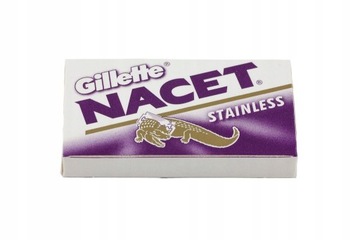 Gillette Nacet лезвия из нержавеющей стали 5 шт.