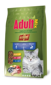 VITAPOL корм для взрослых кошек Adult MIX 10 кг