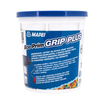 Грунт MAPEI с кварцевым песком ECO PRIM GRIP PLUS MAPEI 1l