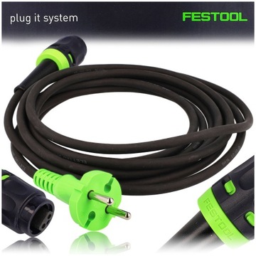 Кабель Plug-It Festool 4 м гумовий кабель живлення H05 RN-F-4 203914 1шт
