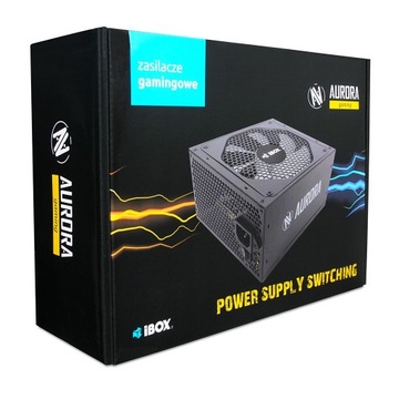 Блок питания ibox Aurora 600W 14 Fan gaming BOX