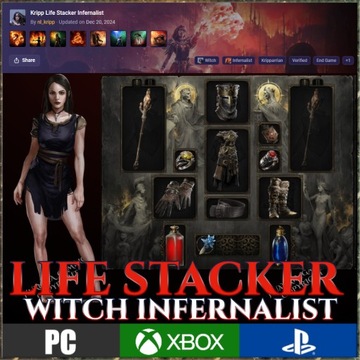Path of Exile 2 Endgame Build Life Stacker Infernalist MEDIUM poe2