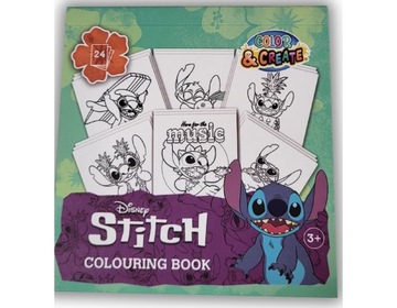 Міні-книжка-розмальовка Disney Lilo & Stitch, 24 картинки