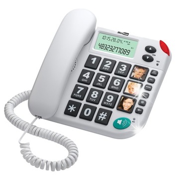 Стационарный телефон Maxcom KXT480BI громкой связи