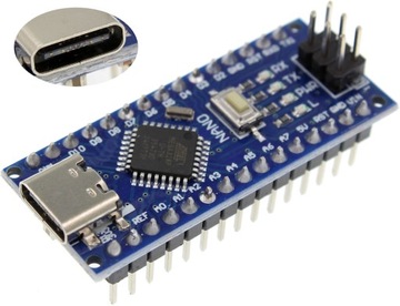 NANO 3.0 ATMEGA328 CH340 совместим с Arduino USB - C припаян