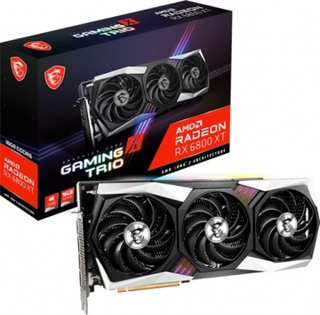 Видеокарта MSI Radeon RX 6800 XT Gaming X Trio 16 ГБ