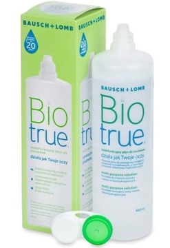 Жидкость для линз Biotrue 480 мл Bausch & Lomb контейнер