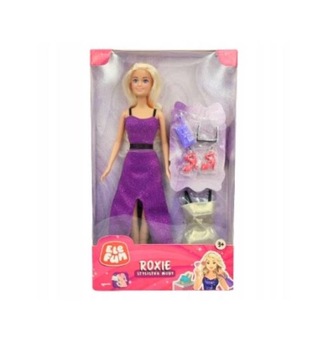 ELEFUN КУКЛА ROXIE МОДНЫЙ СТИЛИСТ + АКСЕССУАРЫ ОБУВЬ СУМКА ПЛАТЬЕ