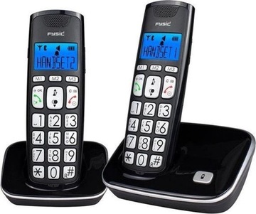 Fysic FX-6020 бездротовий телефон великі кнопки