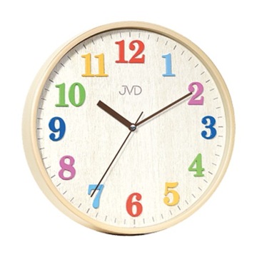 JVD HA49.1 барвисті настінні годинники для дитини