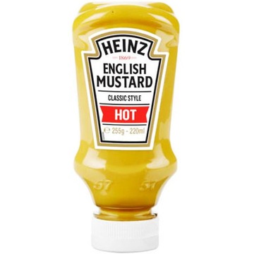 HEINZ ENGLISH MUSTARD английская горчица B. острая 220мл