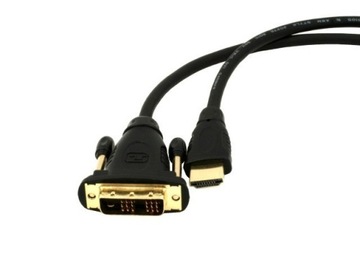Видео кабель HDMI-DVI Gembird черный 3 м