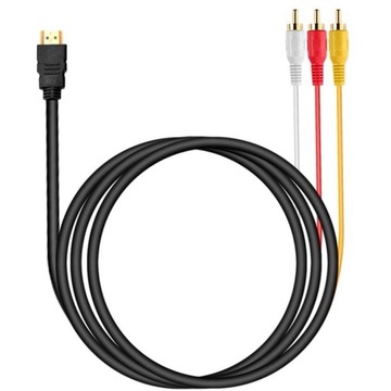 Кабель-адаптер HDMI кабель для 3X RCA CINCH AUDIO