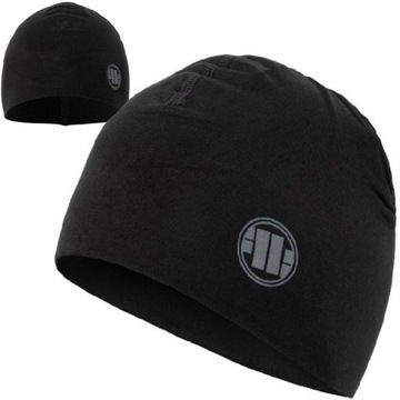 PIT BULL шляпа маленький логотип Beanie черный wlepa Ари