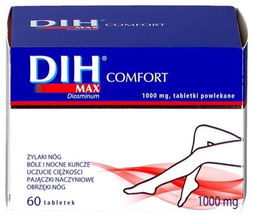 DIH Max Comfort diosmina варикозное расширение вен геморрой 60 табл.