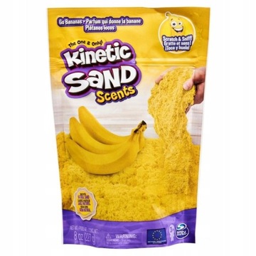 Кинетический песок банановый ароматный кинетический песок