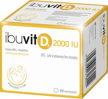 Ibuvit D3 2000 МО 90 капсул