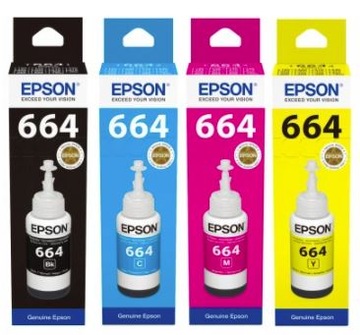 Набор чернил для EPSON 664 T6641 T6642 T6643 T6644
