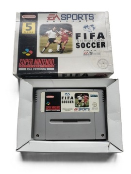 FIFA INTERNATIONAL SOCCER + BOX SNES NINTENDO ENG
