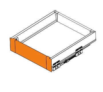 Внутрішній прихований ящик GTV MODERN BOX Pro Low h84 білий