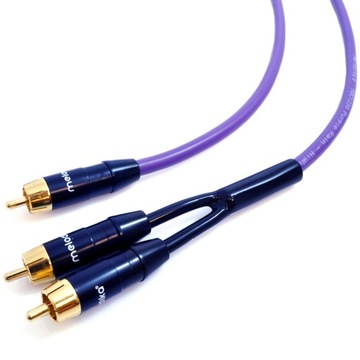 MELODIKA MDSWY20 ФИОЛЕТОВЫЙ ДОЖДЬ Y ТИП RCA - 2RCA 2,0 М САБВУФЕР КАБЕЛЬ