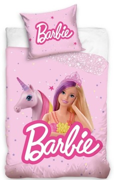 Постельное белье для детской кроватки кукла Барби 100X135