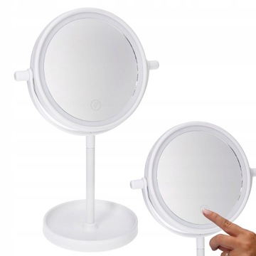 Зеркало макияжа Сид освещенное косметическое, с 14 лампами батареи управляемыми
