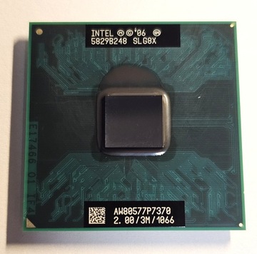 Процессор Intel Core2Duo P7370 (SLG8X) 2 ГГц 3 МБ кэш-памяти 1066 МГц