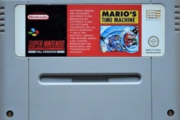 Marios Time Machine-NINTENDO SNES-Сэм картридж