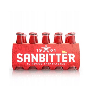 Sanbitter Rosso - итальянский безалкогольный аперетив 8x100ml