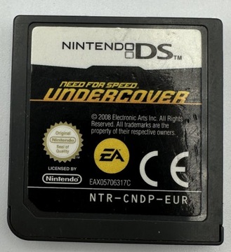 Игра NINTENDO DS NEED FOR SPEED UNDERCOVER DS