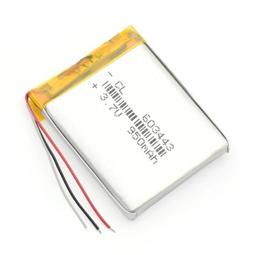 Акумулятор Li-Poly 950mah 3.7 V NTC 603443