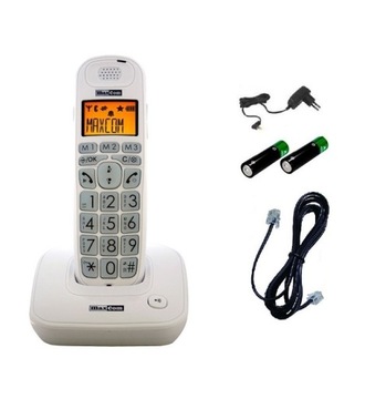 Бездротовий стаціонарний телефон MC6800 Білий