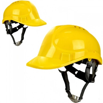 Шлем защитный шлем безопасности здания высокий вентилируемый желтый