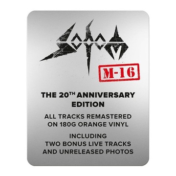 Содом М-16 (20 ANNIV ORANGE 2xLP)