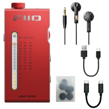 FIIO RR11 ПОРТАТИВНИЙ МІНІ FM РАДІО ПІДСИЛЮВАЧ ДЛЯ НАВУШНИКІВ + НАВУШНИКИ JF11